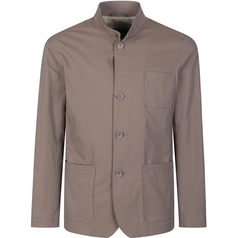 Herno Daunenjacke Cotton Fell Down Jacket Brown braun