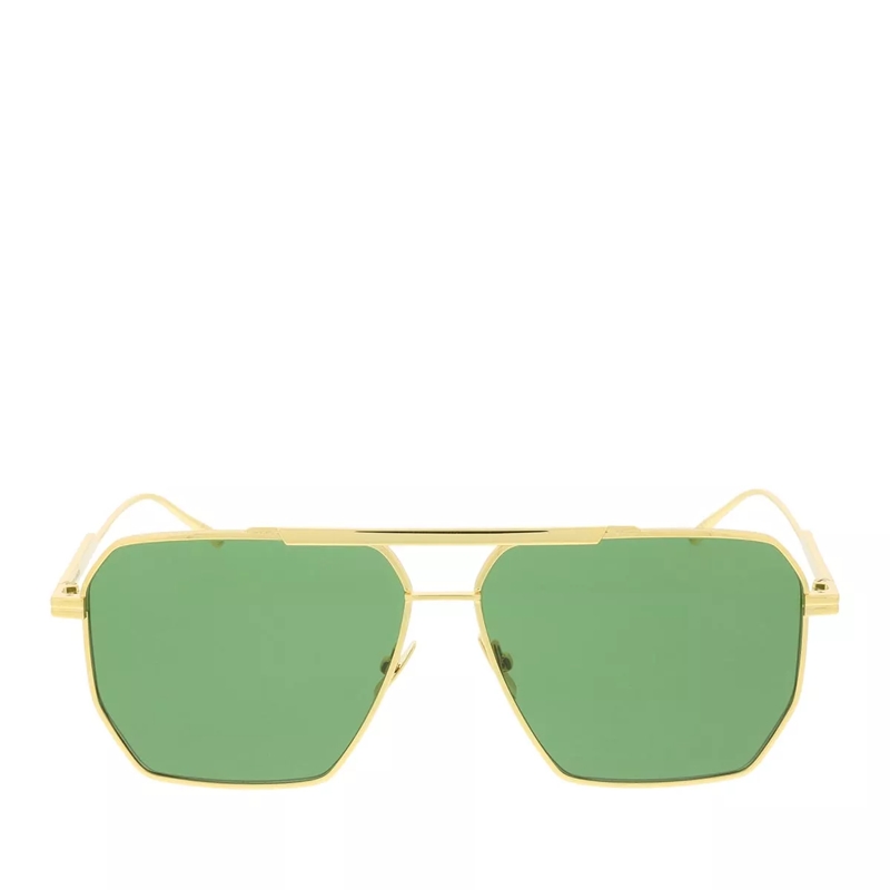 Bottega Veneta Sonnenbrille BV1012S-004 60 Sunglass Unisex Metal Gold(Image 3)