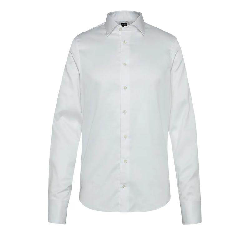 VAN LAACK Hemd Hemd Slim Fit Uni weiss
