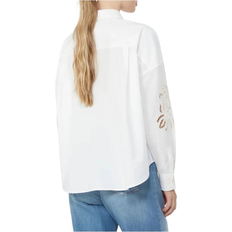 Max Mara Bluse Max Mara Weekend Wkdfonte Blouses Wit 261511102260 weiß(Image 4)