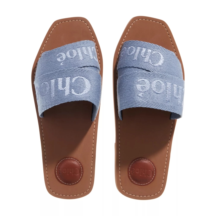 Chloe slippers blauw deals