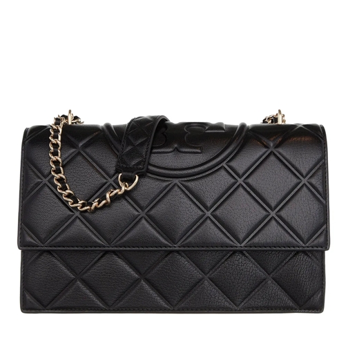 Tory Burch Schultertasche Fleming Convertible Shoulder Bag Black