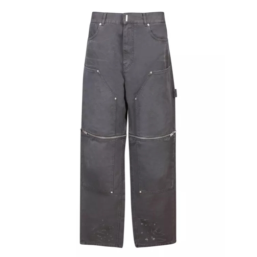 Givenchy Wide Leg Jeans Grey 