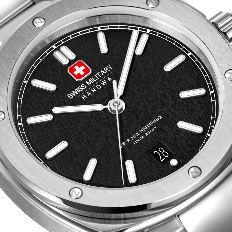 Swiss Military Hanowa Automatikuhr Quarzuhr Sirius silber(Image 4)