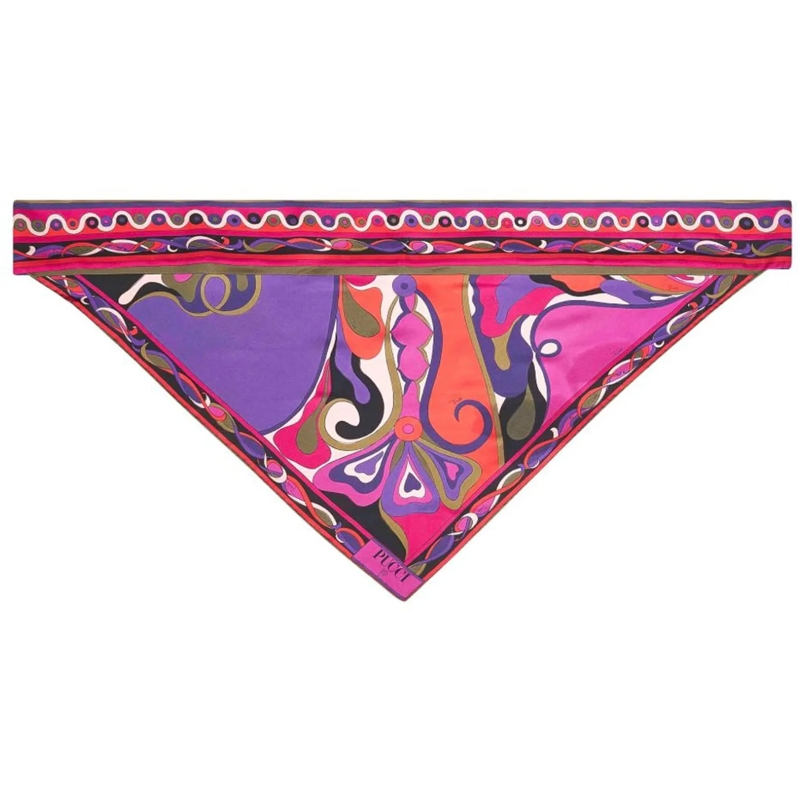 Emilio Pucci Écharpe en laine Scarfs Multicolour mehrfarbig