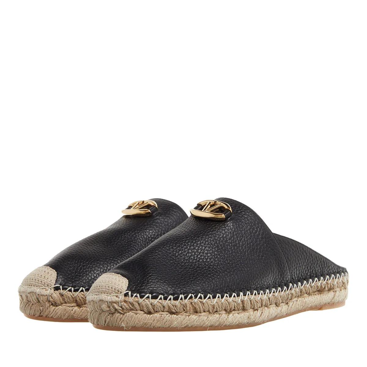 Valentino Garavani Slippers & Mules Mule Espadrillas VLogo Moon in zwart