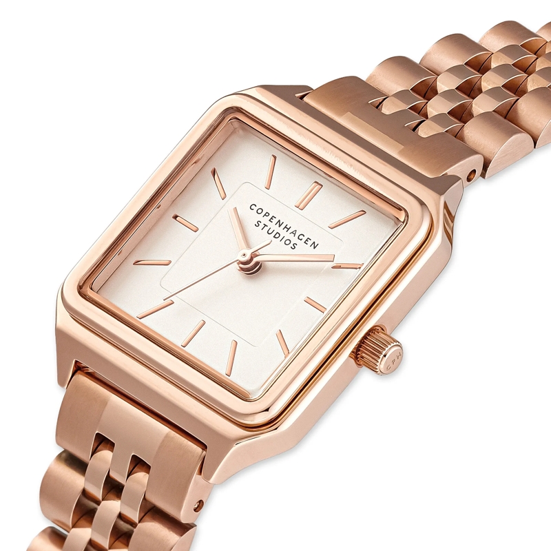 Copenhagen Quarzuhr Edelstahl Vintage Watch rose(Image 4)