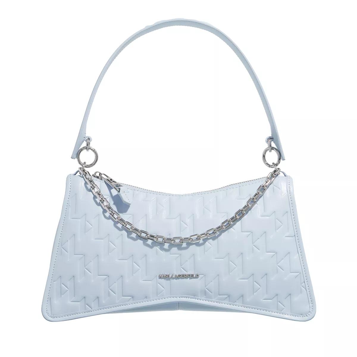 Karl Lagerfeld Crossbody Bags - K/Seven Element Shb Embossed - Gr. unisize - in Blau - für Damen