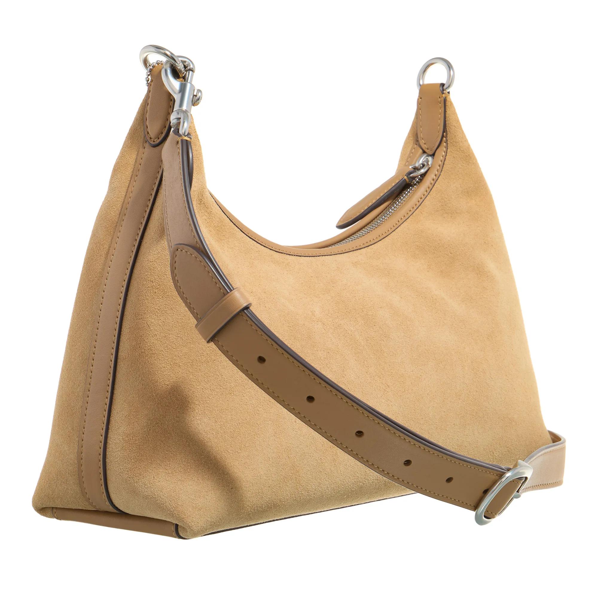 Coach Crossbody bags Mixed Leather Suede Juliet Shoulder Bag in beige