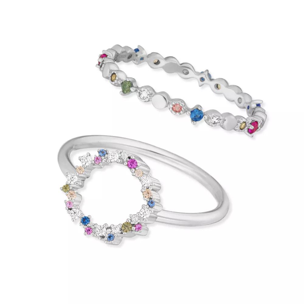 Leaf Candy Ring Set Sterlingsilver Silver Ring