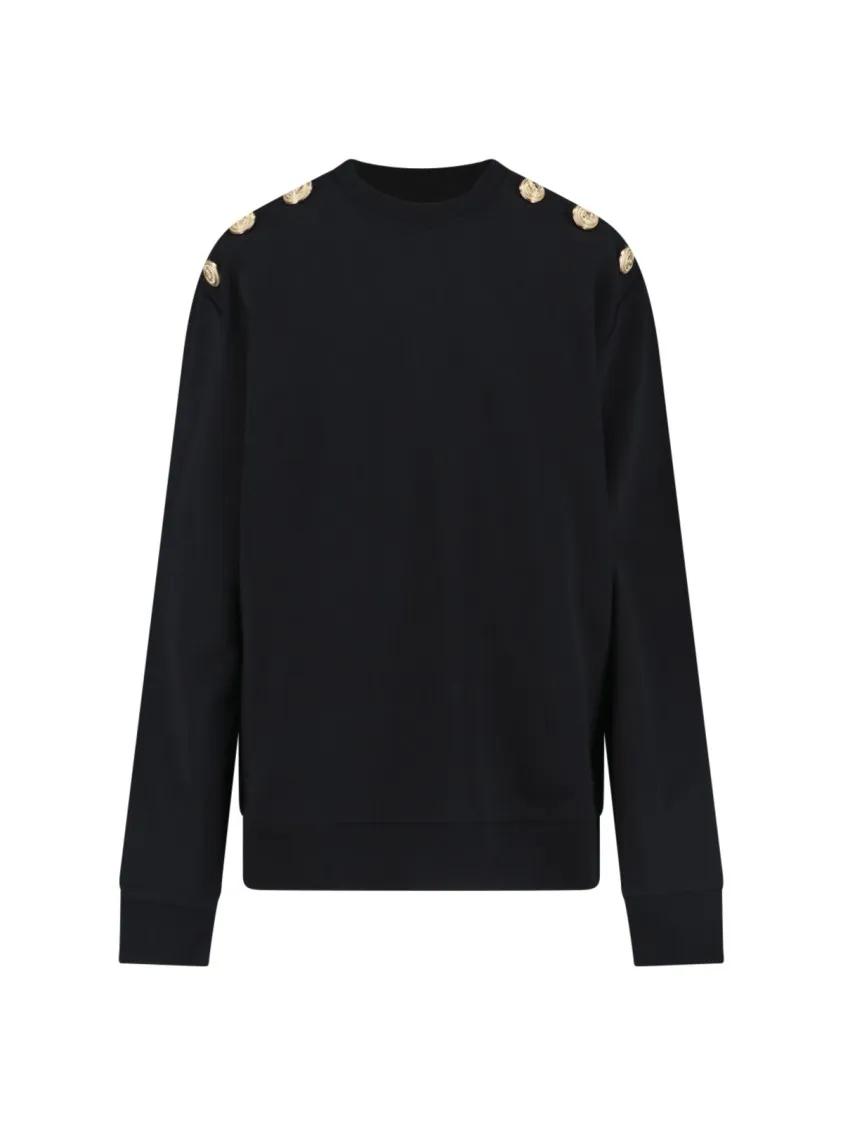 Thumbnail - Balmain - Crewneck Sweatshirt Black - Größe M - schwarz