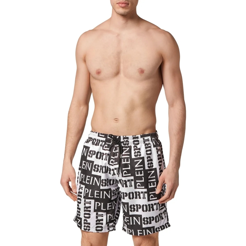 Plein Sport Shorts Badehose weiss(Image 4)