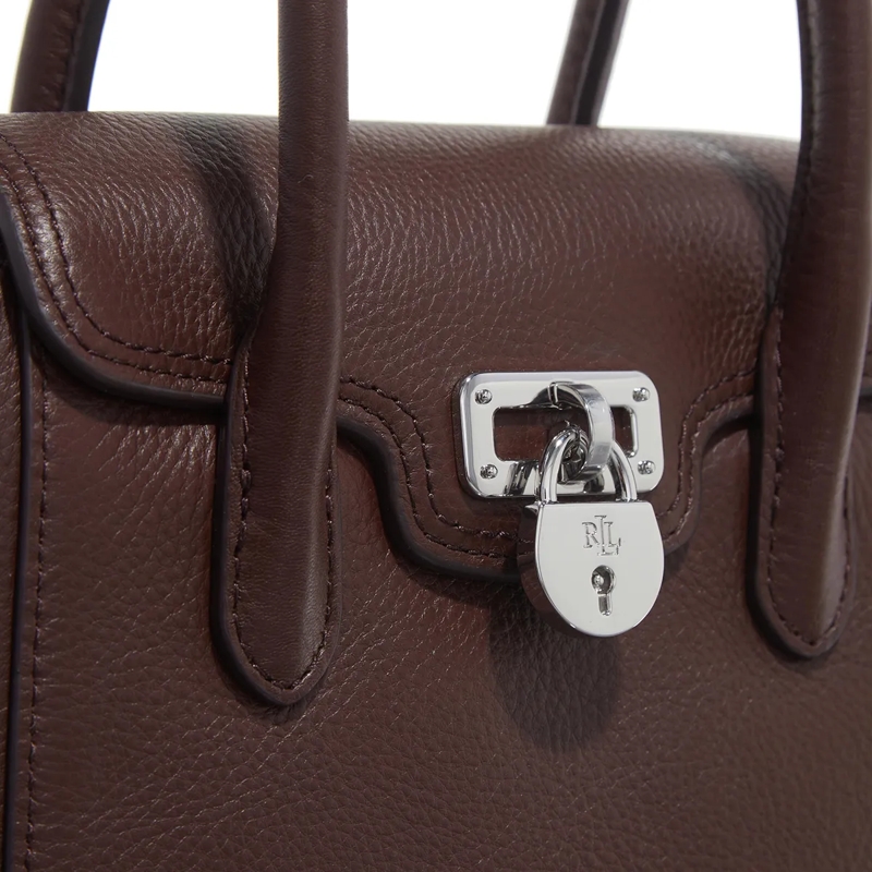Lauren Ralph Lauren Satchel Tnnr Sm Schl-Satchel-Small Dark Hickory(Image 5)