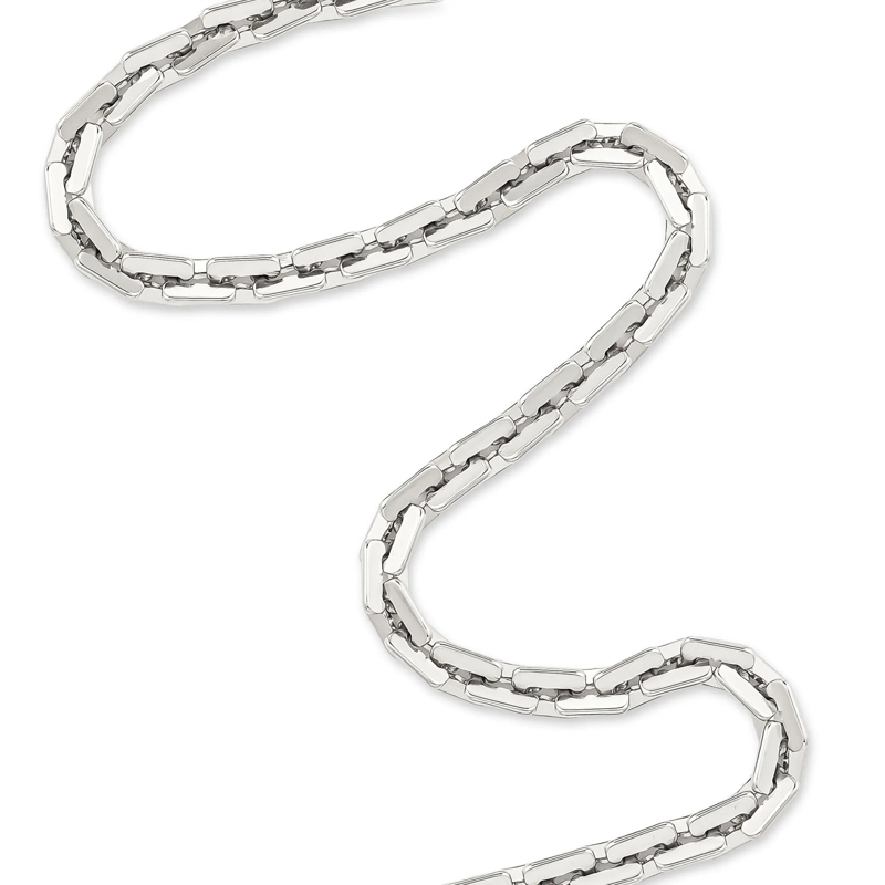 Copenhagen Mittellange Halskette Edelstahl Edgy Necklace silber(Image 4)