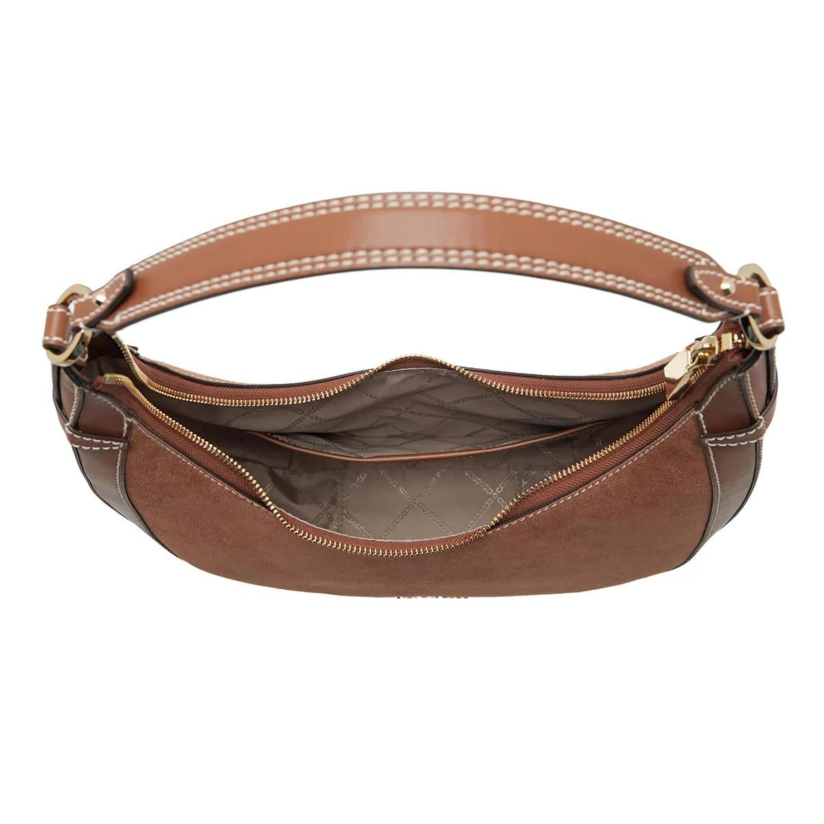 Michael Kors Pochettes Lg Crescent Tz Hobo Shldr in bruin