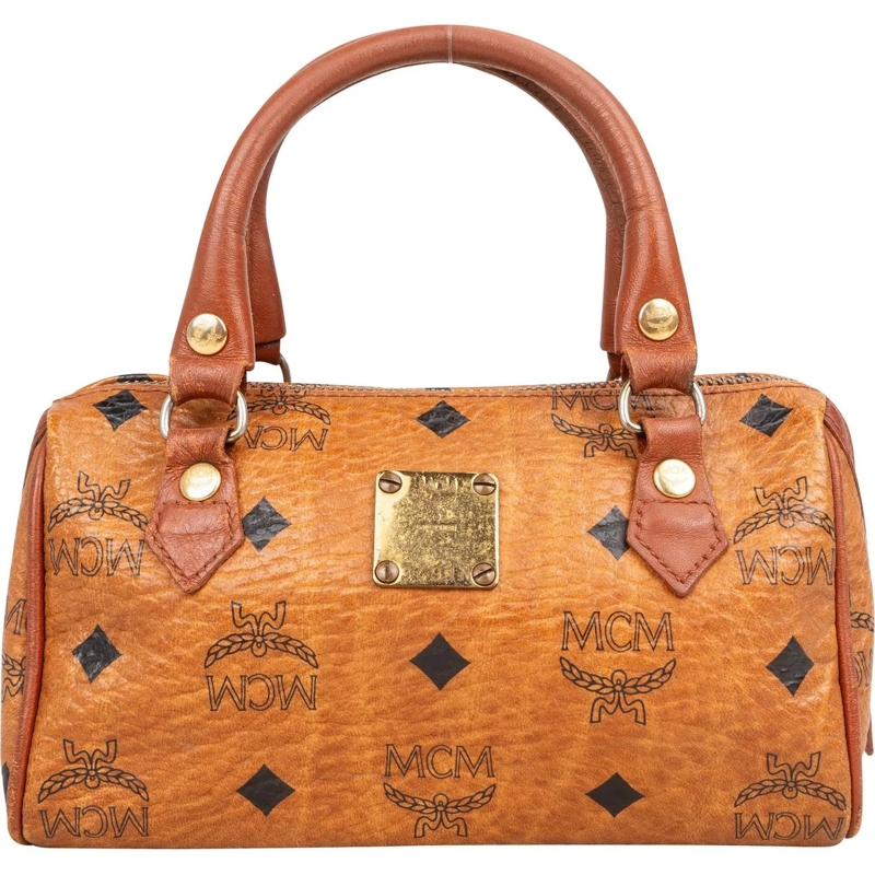 MCM Tote MCM Visetos Monogram Mini Handbag braun