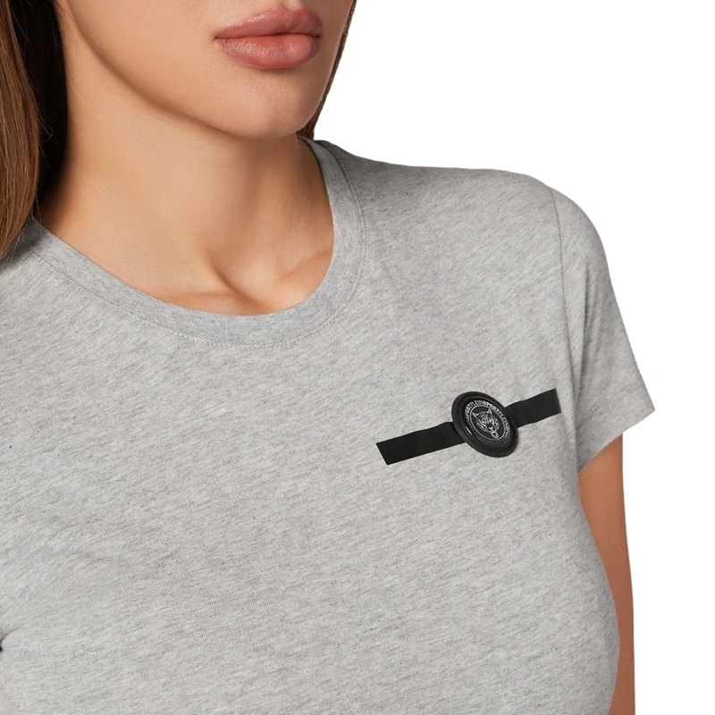 Plein Sport T-Shirt T-Shirt Sexy Pure Basic hell-grau