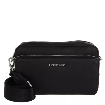 Calvin Klein Ck Must Camera Bag W Pckt Lg CK Black