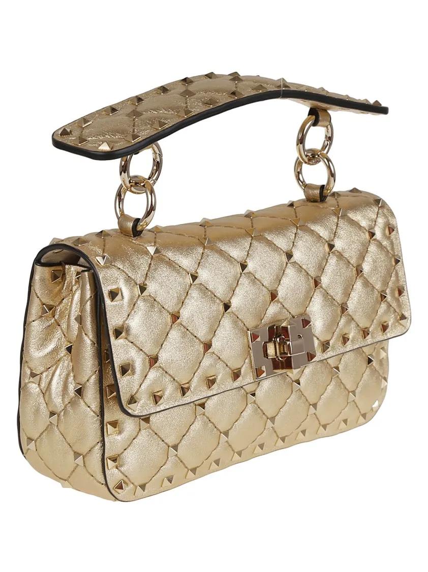 Valentino Garavani Hobo bags Rockstud Spike Bag in goud