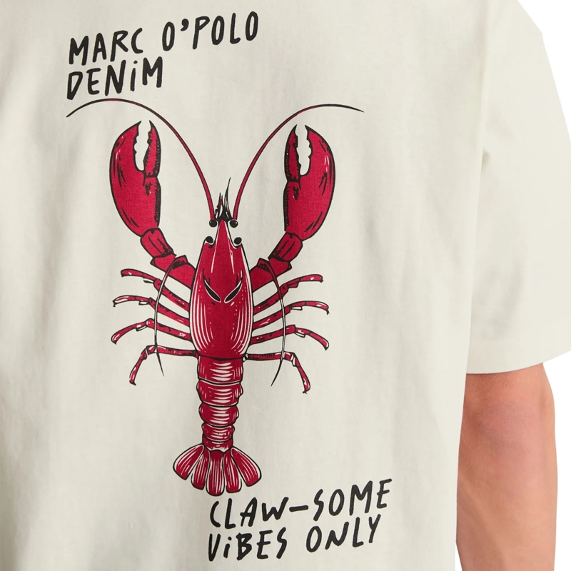 Marc O´Polo Hemd Herren T-Shirt von Marc O'Polo Denim. In schwerer  weiss(Image 4)