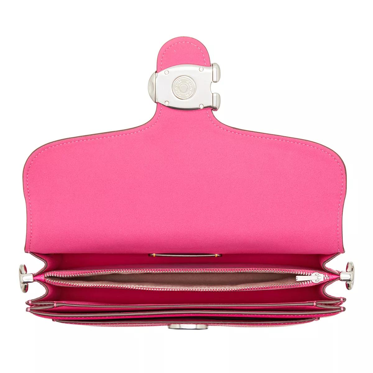 Coach Crossbody bags Polished Pebble Leather Covered C Closure Tabby Sh in roze