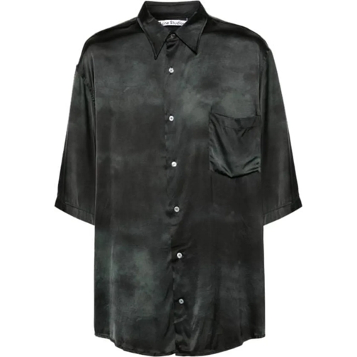 Acne Studios T-Shirts Short Sleeve Shirt Black schwarz