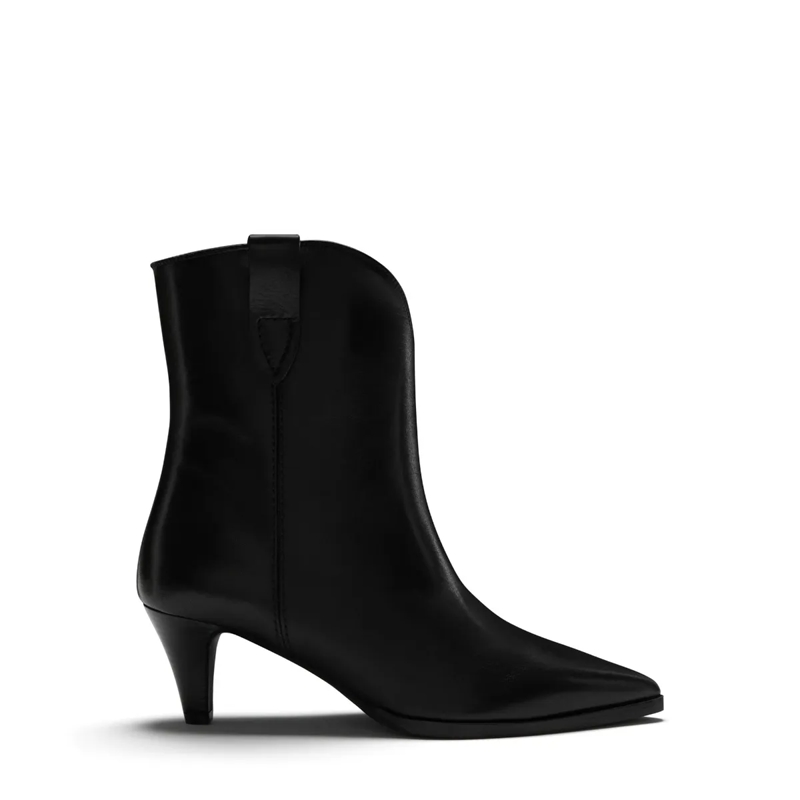 Isabel Bernard Bottines Vendôme Louane Kurze Stiefel Schwarz