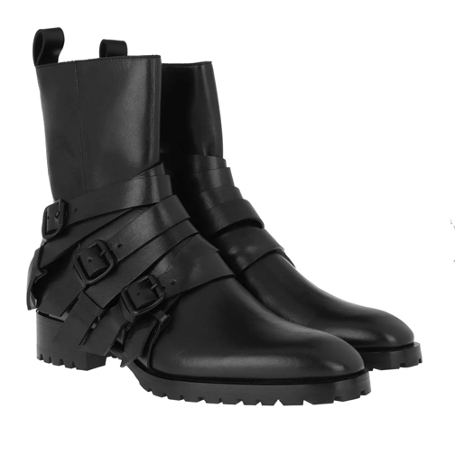 Dsquared2 Flat Ankle Boots Cross n Roll Black Ankle Boot