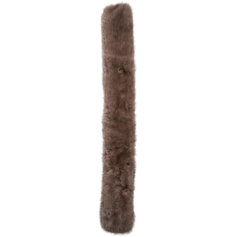 Stand Studio Écharpe en laine Faux fur scarf 'Lone' braun