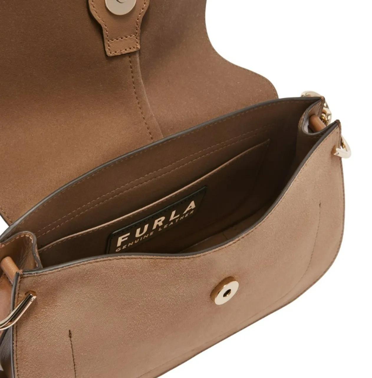 Furla Bruine veelzijdige compacte schoudertas Brown Dames