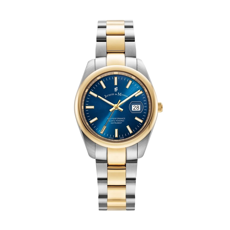 Jacques du Manoir Quarzuhr Inspiration Allure Uhr Silber farbend, Gold farbend,
