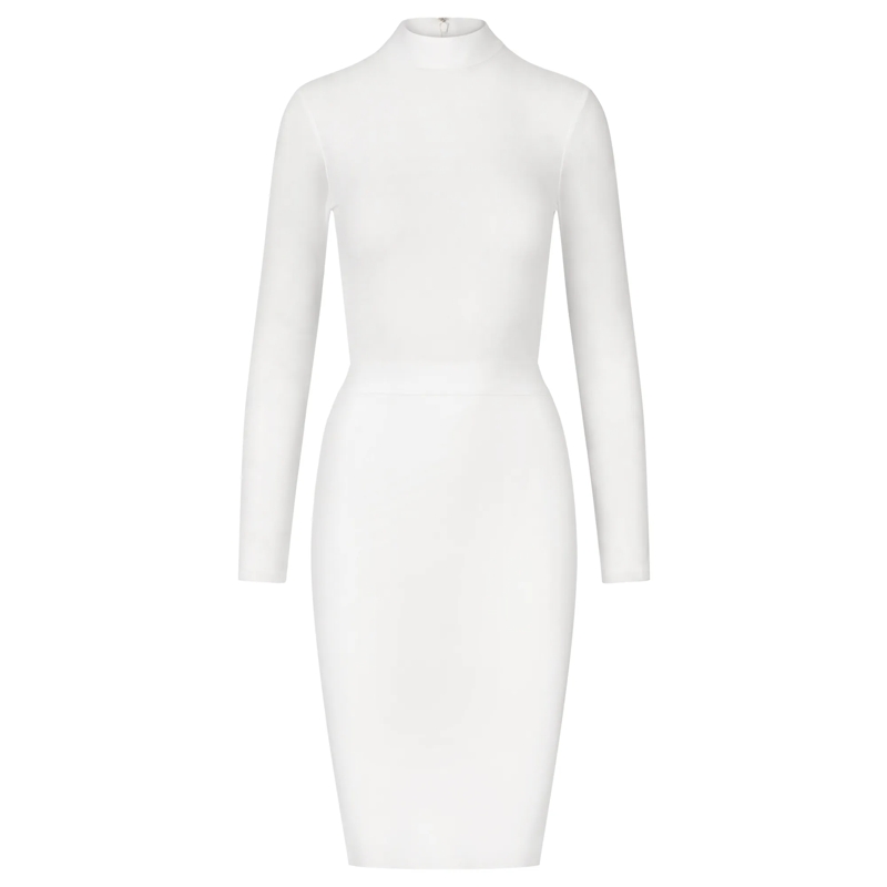 Kraimod Abendkleid Bandagekleid weiss