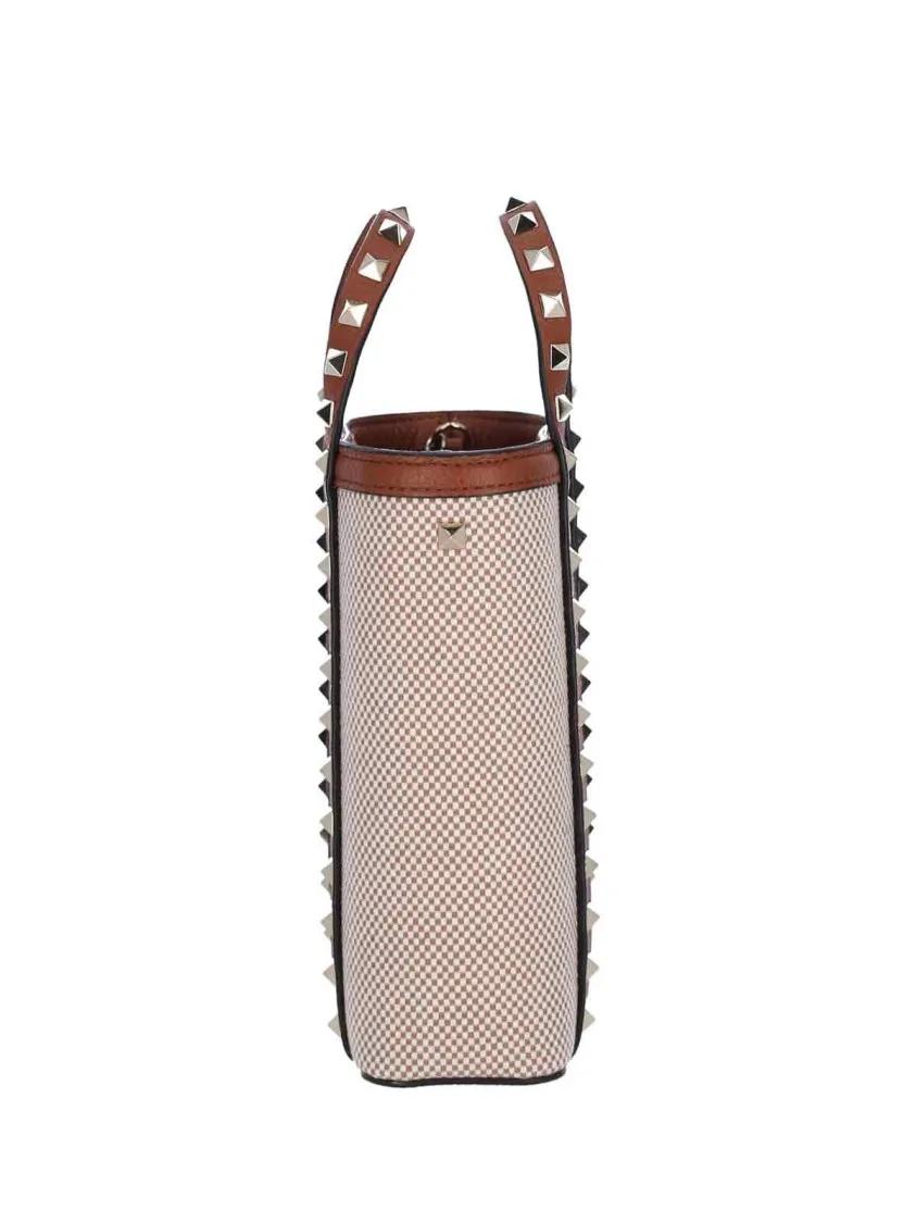 Valentino Garavani Shoppers & Totes "Vlogo" Mini Crossbody Bag in bruin