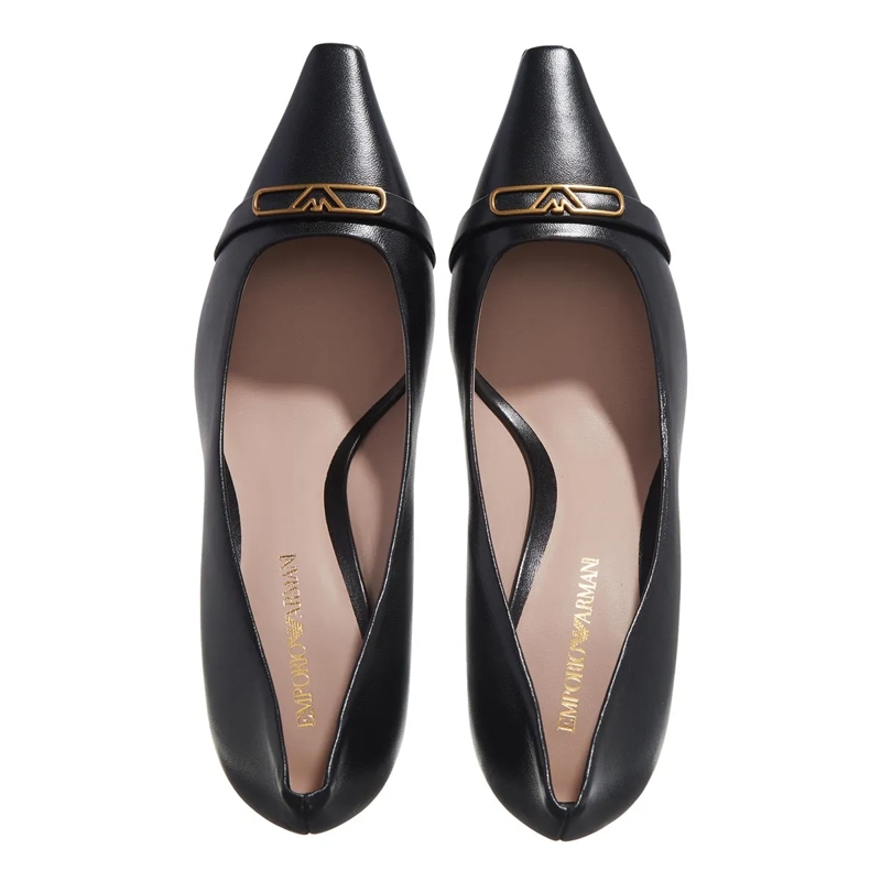 Emporio Armani Pumps Decollete Nappa Nero(Image 6)