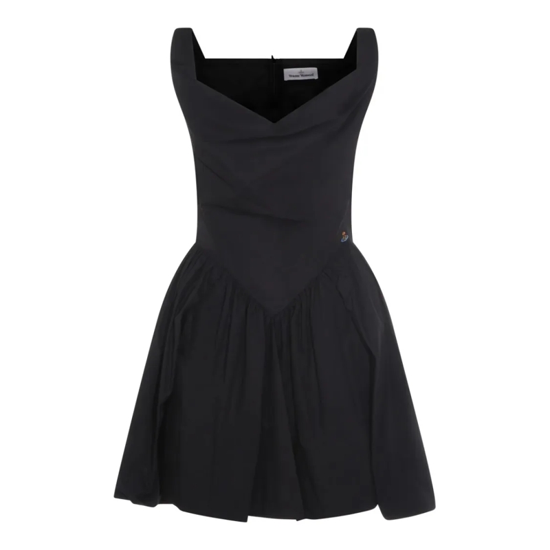 Vivienne Westwood Mini-jurk Classic Tailored Black Dress Black