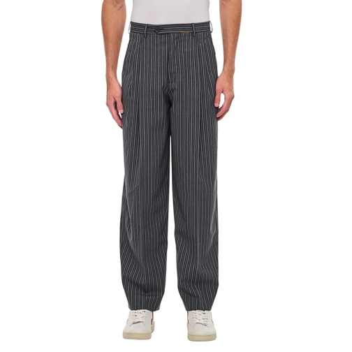 Marni  Black Pleated Trousers Black