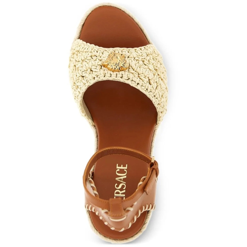 Versace Espadrilles Flat Shoes Beige beige(Image 3)