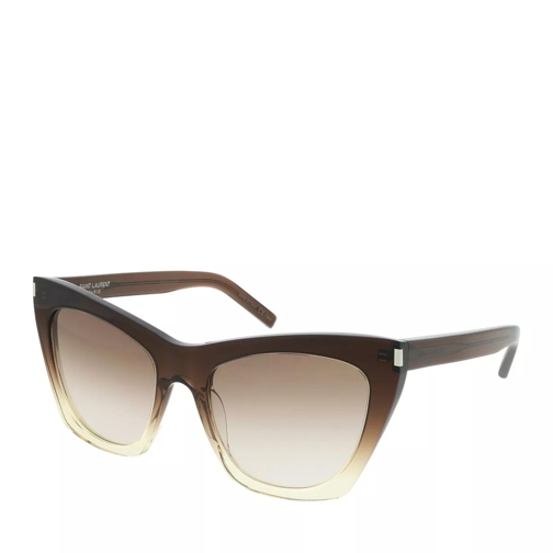 Saint Laurent SL 214 KATE Sunglasses 55 Brown Sonnenbrille