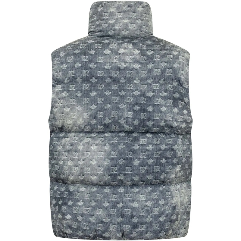 Dsquared2  Gilet Imbottito Monogram grau(Image 2)