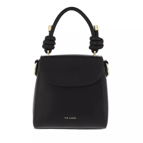 Ted Baker Dillie Knotted Leather Top Handle Black Schooltas