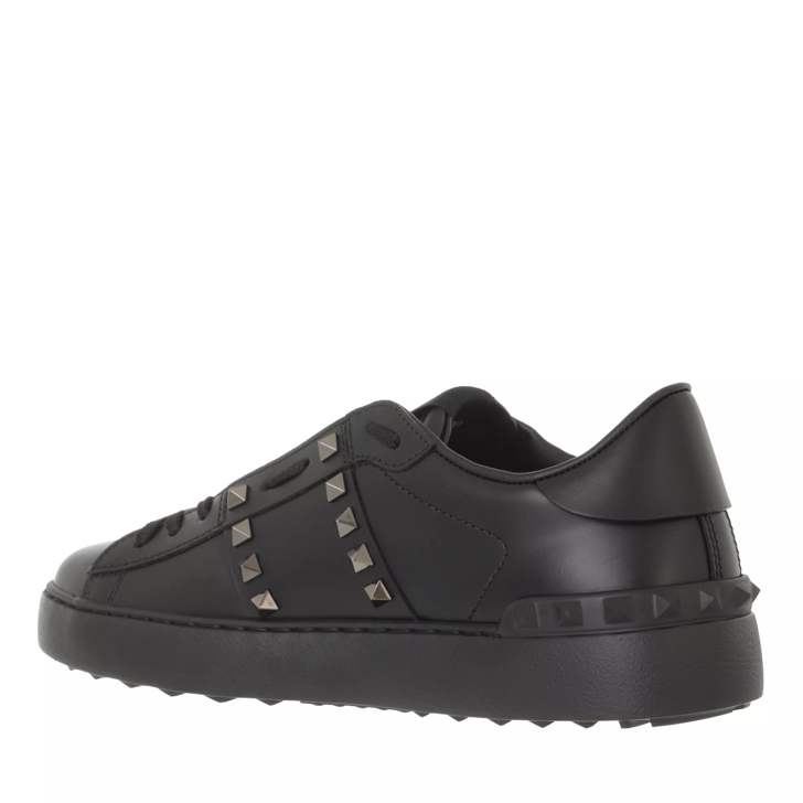 Valentino black hotsell rockstud trainers