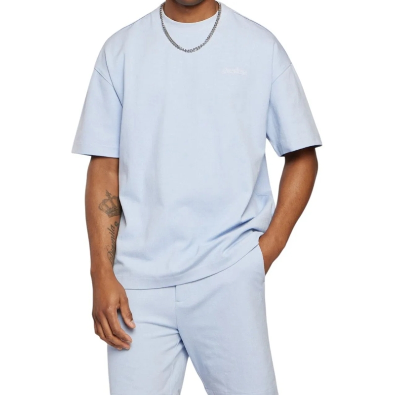 AEDEN T-Shirt Heren T-Shirt blau