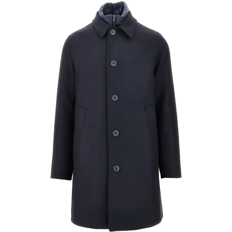 Herno Veste de transition Coats Blue blau