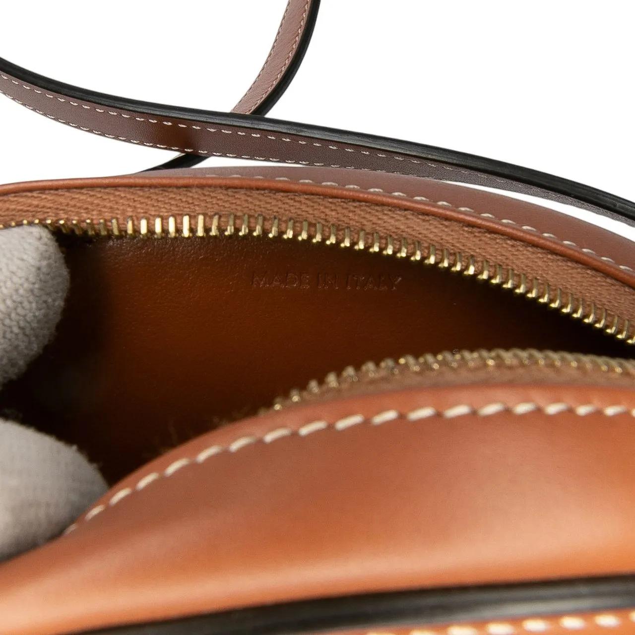 Thumbnail - Celine Hobo Bags - Small Calfskin Cuir Triomphe Oval Crossbody - Gr. unisize - in Braun - für Damen