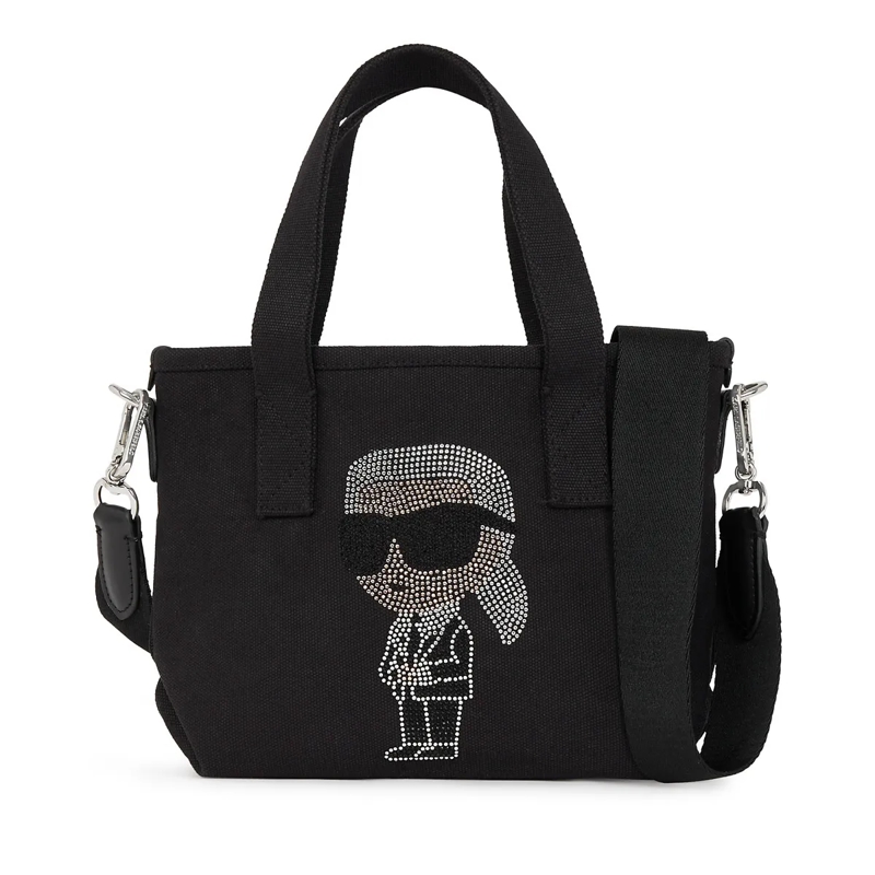 Karl Lagerfeld Shopper IKON KARL KLEINER SHOPPER MIT STRASS schwarz