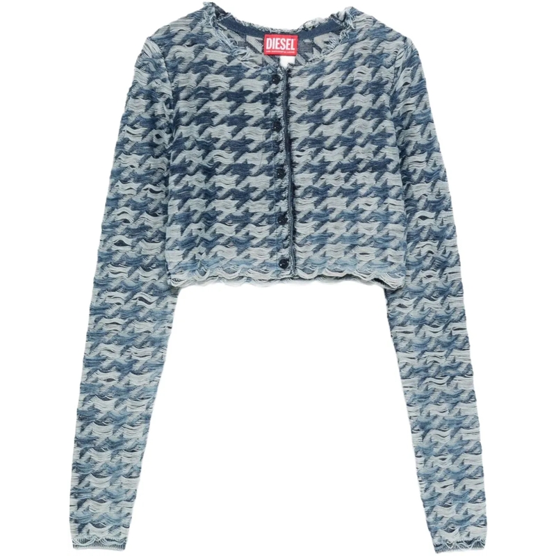 Diesel T-shirt Top Blue blau