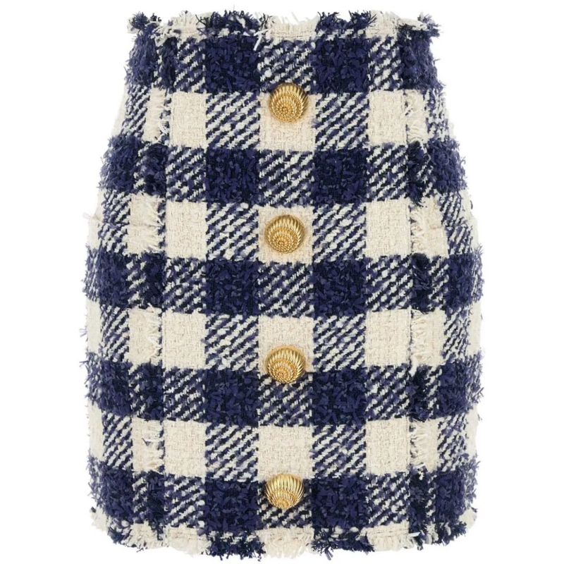 Balmain Midirock Skirts Blue blau