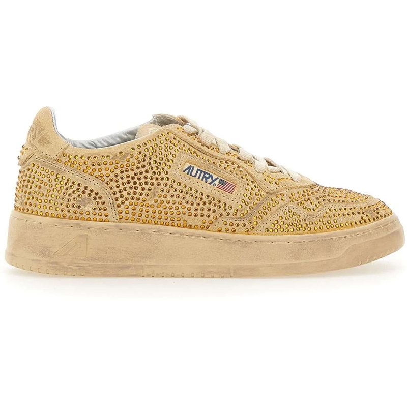 Autry International Lage-top sneaker Low-Top Beige Sneakers Neutrals