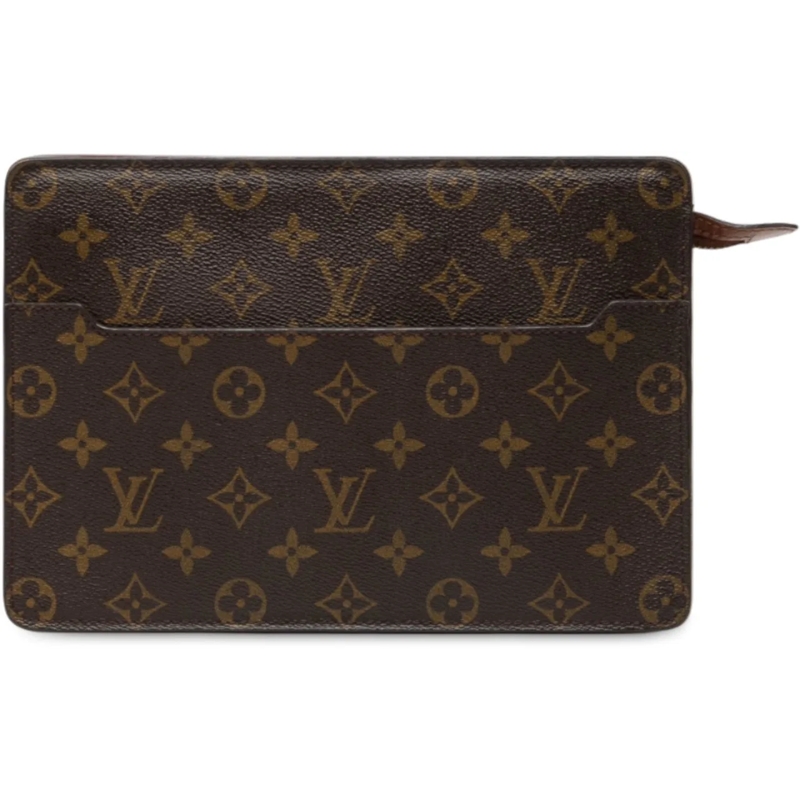 Louis Vuitton Clutch Monogram Pochette Homme braun