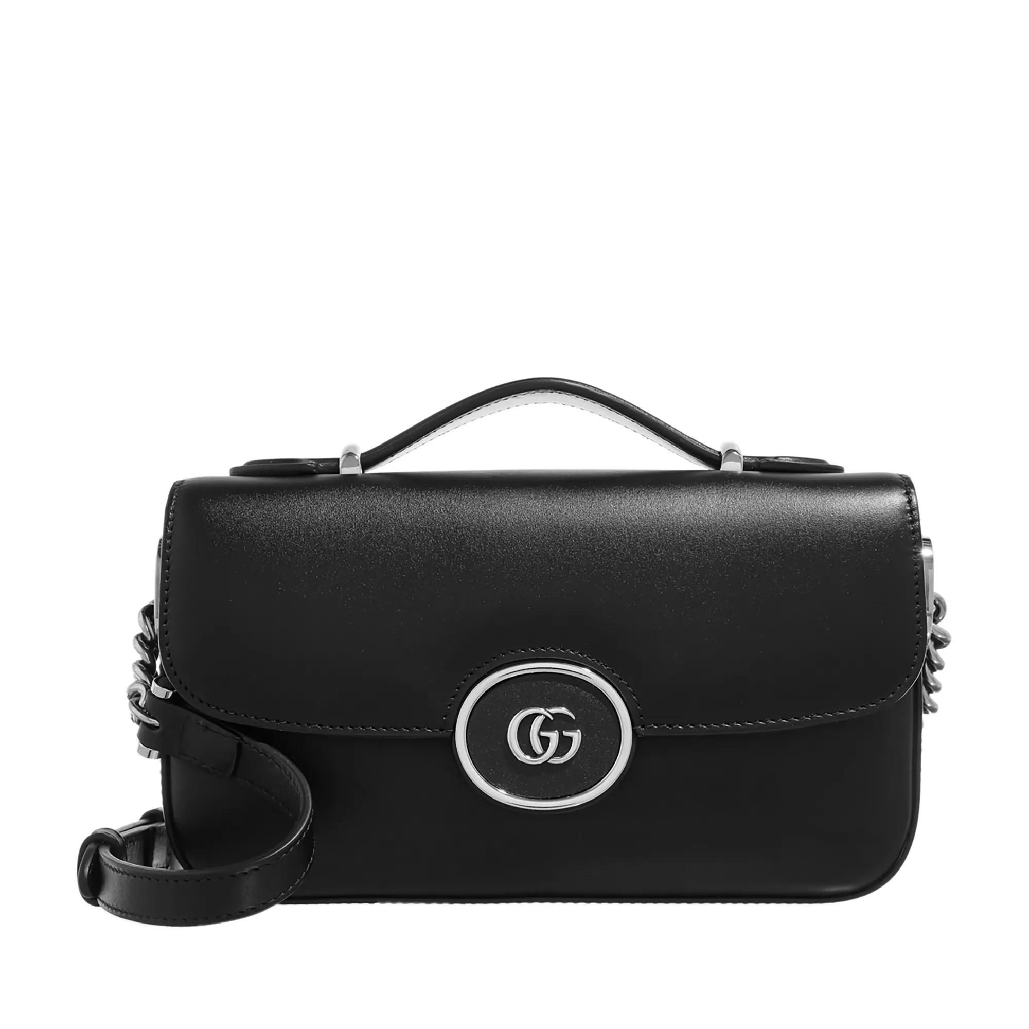 Gucci Mini Petite GG Shoulder Bag Black | Crossbody Bag